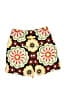 Boden 100% Linen Print Yellow Shorts Size 2 - photo 2