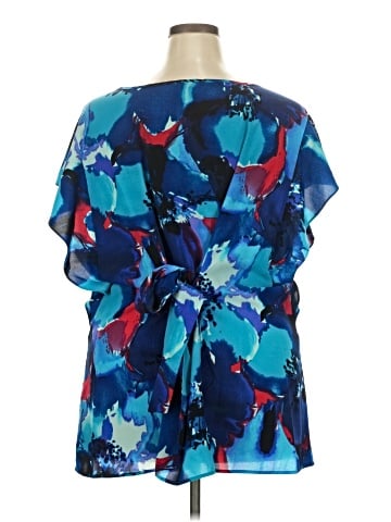 Daisy Fuentes Short Sleeve Blouse (view 2)