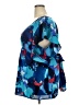 Daisy Fuentes Blue Short Sleeve Blouse Size 3X - photo 5