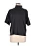LNA 100% Cotton Black Short Sleeve Turtleneck Size M - photo 1