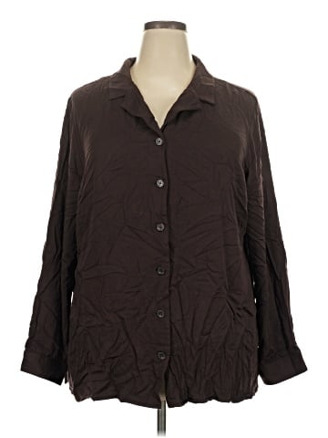 Soft Surroundings 3/4 Sleeve Button-Down Shirt (view 1)