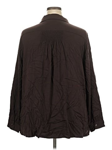 Soft Surroundings 3/4 Sleeve Button-Down Shirt (view 2)