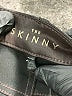 White House Black Market Chevron-herringbone Black Brown Jeans Size 6 - photo 4
