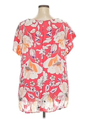 Anne Carson Short Sleeve Blouse (view 2)