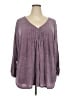 Fashion Bug Purple 3/4 Sleeve Blouse Size 4X - photo 1