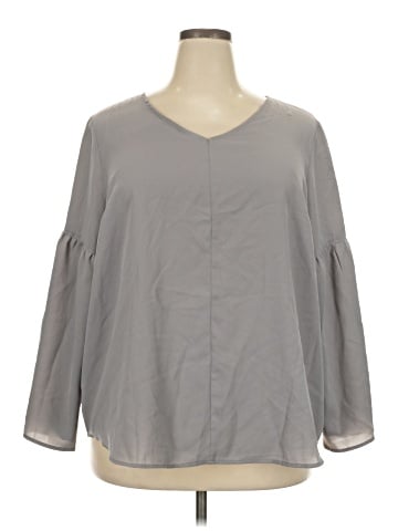Lands' End 3/4 Sleeve Blouse (view 1)