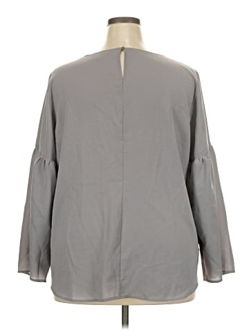 Lands' End 3/4 Sleeve Blouse (view 2)