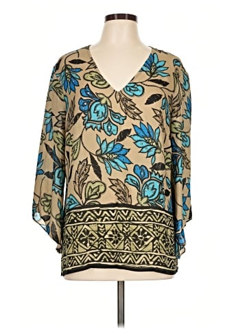 Michele Michelle 3/4 Sleeve Blouse (view 1)