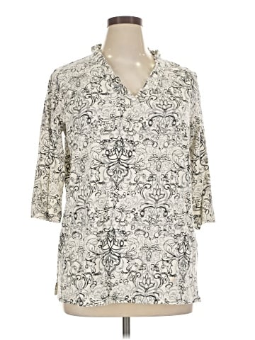 White Stag 3/4 Sleeve Blouse (view 1)