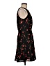 J.Crew 100% Polyester Floral Black Cocktail Dress Size 6 - photo 4