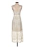Flutter 100% Cotton Ivory Cocktail Dress Size S - photo 2