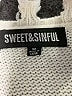 Sweet & Sinful 100% Acrylic Stars Ivory Pullover Sweater Size M - photo 7
