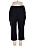 Lands' End 100% Polyester Solid Black Casual Pants Size 1X - photo 1