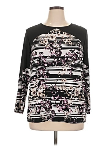 Cato 3/4 Sleeve Top (view 1)