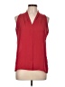Violet & Claire 100% Polyester Red Sleeveless Blouse Size L - photo 1