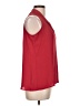 Violet & Claire 100% Polyester Red Sleeveless Blouse Size L - photo 4