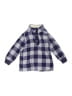 Carter's 100% Polyester Checkered-gingham Blue Long Sleeve Button-Down Shirt Size 2T - photo 1