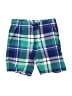 Gymboree 100% Cotton Plaid Blue Board Shorts Size 3T - photo 1