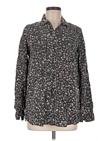 Express Long Sleeve Button-Down Shirt (view 1)