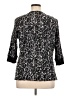 D&Co. Animal Print Black Cardigan Size 1X - photo 2