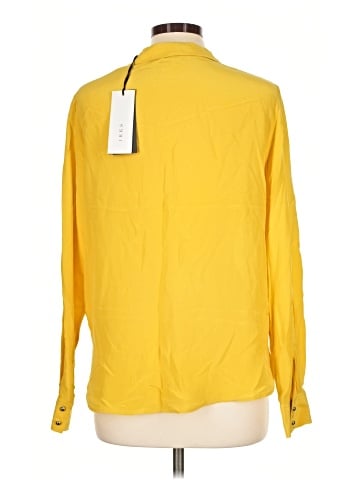 IKKS Long Sleeve Silk Top (view 2)