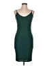 Mind Code Solid Green Cocktail Dress Size L - photo 1