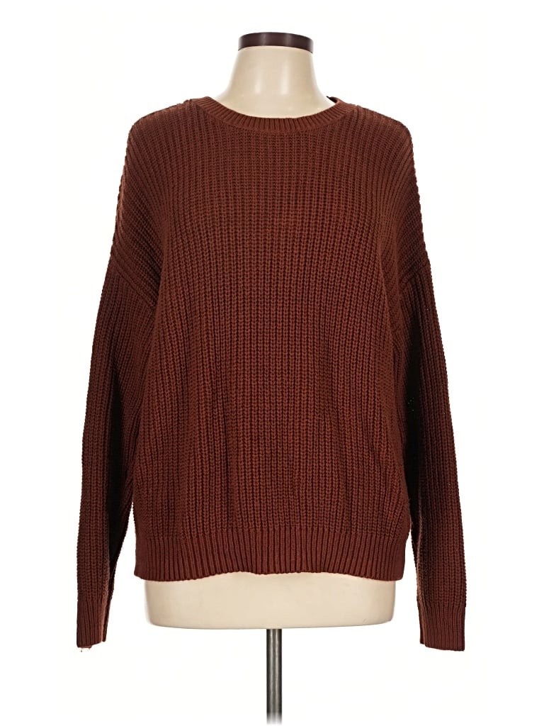 Pre-owned Sonoma Goods For Life Pullover Sweater In Brown