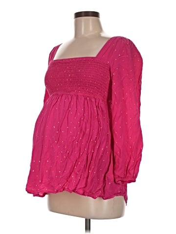 Motherhood Long Sleeve Blouse (view 1)