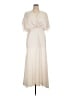 ELOQUII 100% Polyester Ivory Casual Dress Size 14 Plus - photo 1