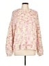 Crown & Ivy 100% Polyester Tweed Pink Pullover Sweater Size L - photo 1
