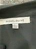 Rose + Olive 100% Polyester Black Short Sleeve Blouse Size L - photo 7