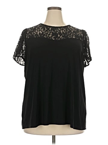 Perseption Concept Short Sleeve Blouse (view 1)
