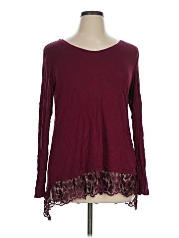 LOGO by Lori Goldstein Long Sleeve Top (view 1)