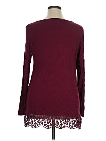 LOGO by Lori Goldstein Long Sleeve Top (view 2)