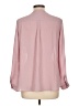 Apt. 9 100% Polyester Pink Long Sleeve Blouse Size L (petite) - photo 2