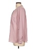 Apt. 9 100% Polyester Pink Long Sleeve Blouse Size L (petite) - photo 5