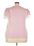 Torrid Solid Pink Short Sleeve Top Size 3X Plus (3) - photo 2