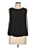 Max Studio 100% Polyester Black Sleeveless Blouse Size L - photo 1