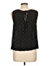 Max Studio 100% Polyester Black Sleeveless Blouse Size L - photo 2