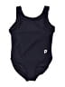 Plum Solid Black One Piece Swimsuit Size L - photo 1