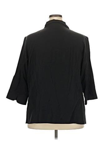 DressBarn 3/4 Sleeve Button-Down Shirt (view 2)