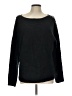 Purejill Solid Black Pullover Sweater Size Lg Petite - photo 1