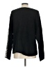 Purejill Solid Black Pullover Sweater Size Lg Petite - photo 2