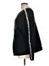 Purejill Solid Black Pullover Sweater Size Lg Petite - photo 5