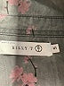 Billy T 100% Lyocell Floral Gray Long Sleeve Blouse Size S - photo 7