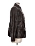 Kim Rogers 100% Polyester Metallic Brown Jacket Size L - photo 4