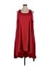 Halara Solid Red Burgundy Casual Dress Size 2X - photo 1