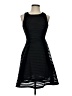 Mossimo 100% Polyester Stripes Black Cocktail Dress Size XS - photo 1