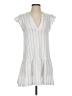Monrow 100% Cotton Stripes White Casual Dress Size S - photo 1