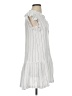 Monrow 100% Cotton Stripes White Casual Dress Size S - photo 4